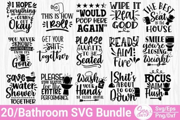 Review: Bathroom SVG Bundle for Embroidery