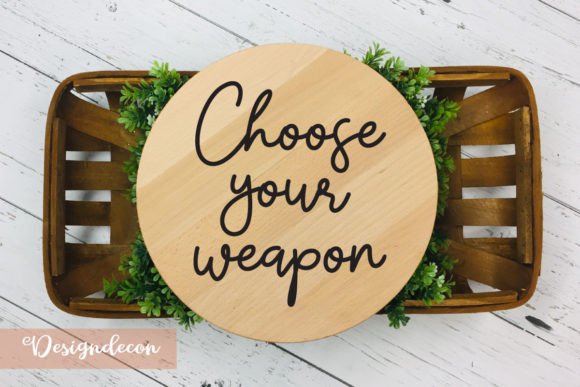Review: Choose Your Weapon Quote Lettering Svg