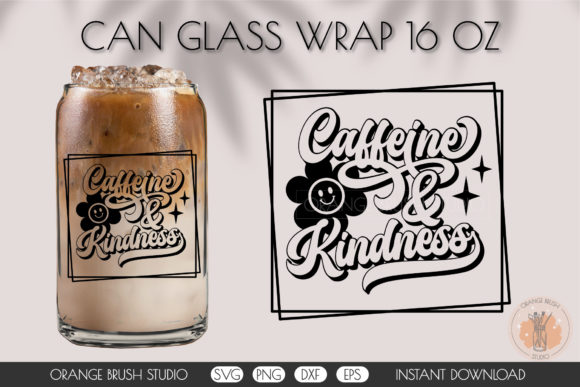Review: Coffee Can Glass Wrap SVG Quote 16 Oz