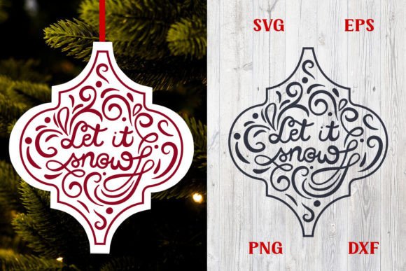 Review: Let It Snow Christmas Arabesque SVG