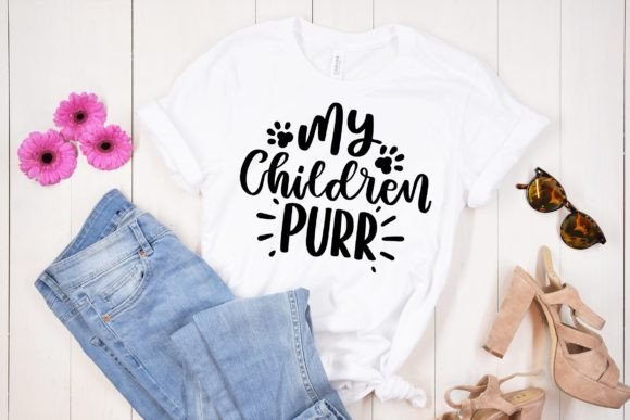 Review: My Children Purr Funny Cat SVG Quote
