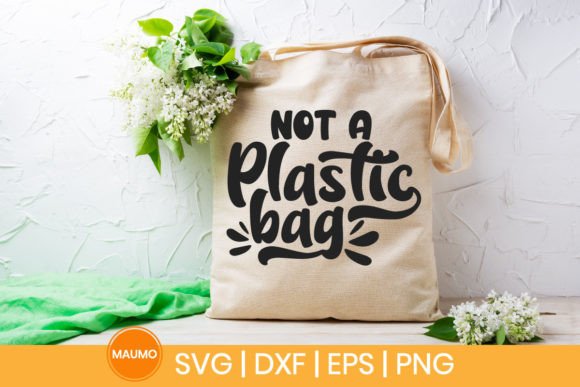 Review: Not a Plastic Bag Tote Bag Svg Quote