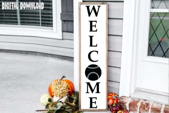 Review: Welcome Baseball Porch Sign SVG for Embroidery