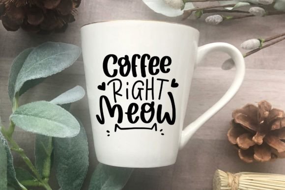 Reviewing Coffee Right Meow Cat SVG for Embroidery