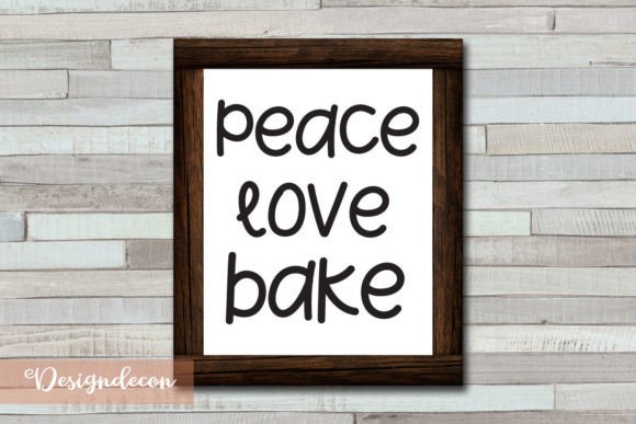 Reviewing Peace Love Bake Quote Lettering Svg for Embroidery
