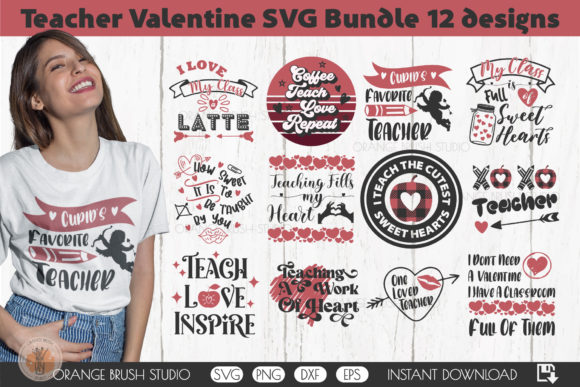 Reviewing the Valentine’s Day Teacher SVG Bundle